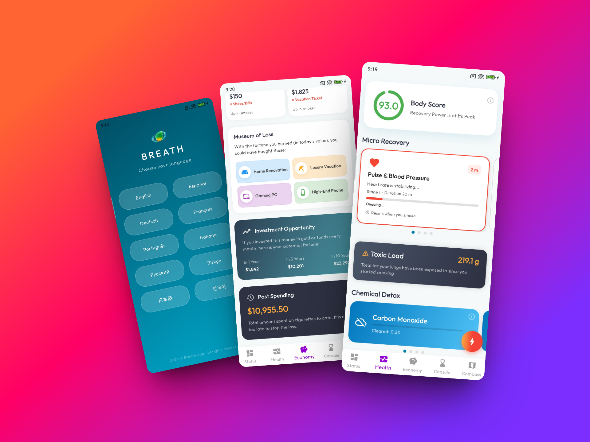 Breath App UI